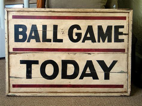 Vintage Baseball Sign - Etsy | Baseball signs, Vintage baseball, Vintage baseball room