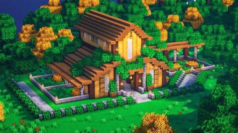 Aesthetic Animal Farm Build in Minecraft | マインクラフトの建物, マインクラフト, マイクラ 建築