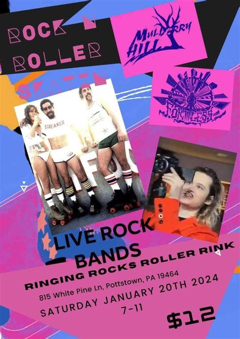 ROCK AND ROLLER SKATE w/ MULBERRY HILL AND FORMLESS, The Official Ringing Rocks Roller Rink ...