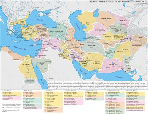 Map : Satrapies of the Achaemenid Persian Empire, 490 BCE (X-post r ...