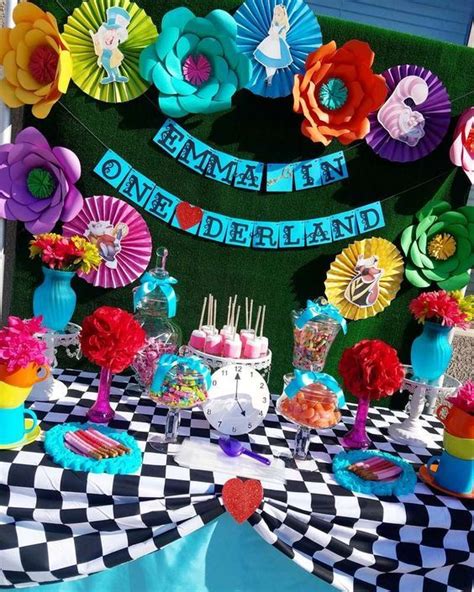 Alice In Wonderland Themed Party Decorations - Alice In Wonderland Mad Hatter Tea Party Ideas ...