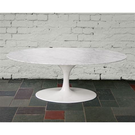 Saarinen Tulip Oval Marble Coffee Table | Oval marble coffee table, Marble coffee table, Modern ...