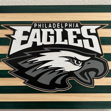 Philadelphia Eagles Handcrafted Wooden Flag — It All Started With A Flag