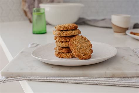 Healthy ANZAC Biscuits - Sugar Free - Ascension Kitchen