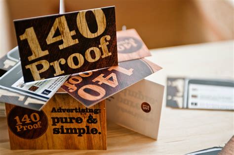 140 Proof business cards | design by jm3, photos by vnaylon,… | Flickr