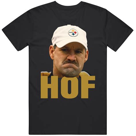 Bill Cowher Hall Of Fame Football Fan T Shirt