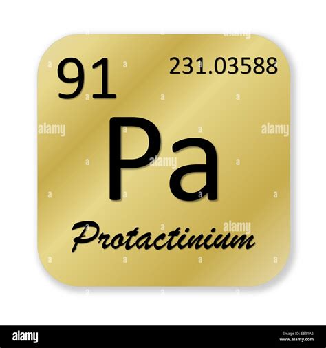 Protactinium symbol hi-res stock photography and images - Alamy