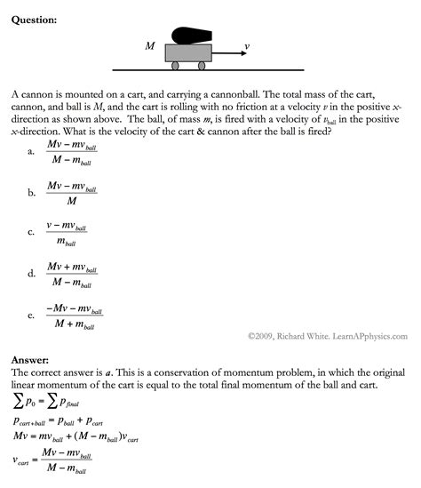 Learn AP Physics - AP Physics 1 & 2 - Conservation of Momentum