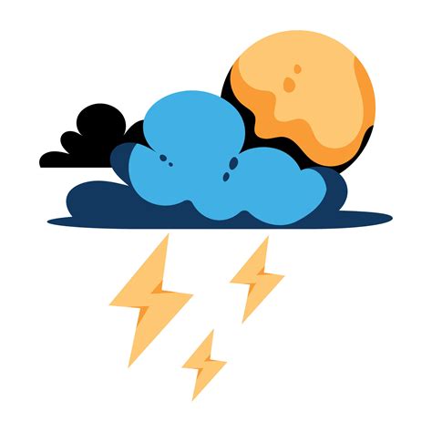 Trendy Cloud Lightning 26138557 Vector Art at Vecteezy