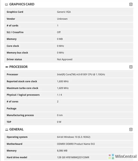 Surface Go 2 LTE & non-LTE versions appear in Benchmarks - WinCentral