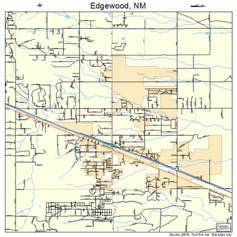 Edgewood New Mexico Map | Zip Code Map