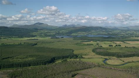 Lake of Menteith, Scotland Aerial Stock Footage - 3 Videos | Axiom Images