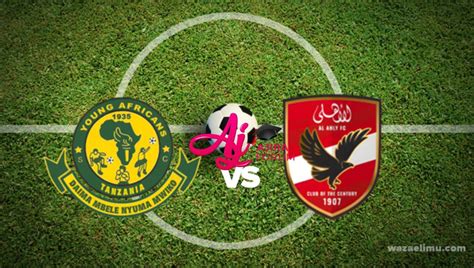 Matokeo Yanga Sc Vs Al-Ahly 2 December 2023 CAF Champions League