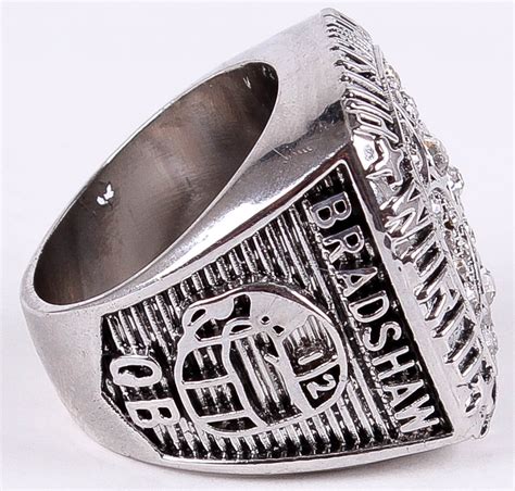 Terry Bradshaw Pittsburgh Steelers High Quality Replica 1979 Super Bowl XIII Championship Ring ...