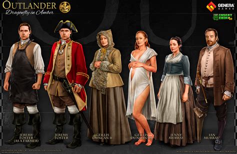 Outlander: Characters V by IsraLlona on DeviantArt