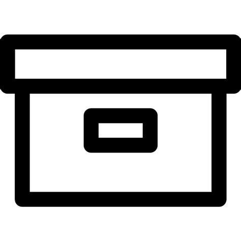 Storage Box Vector SVG Icon - SVG Repo