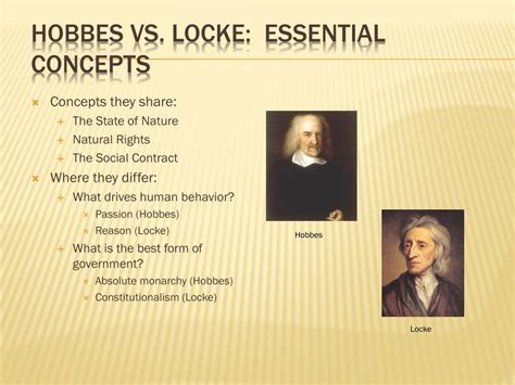 PPT - Hobbes vs. Locke: essential concepts PowerPoint Presentation, free download - ID:7049492