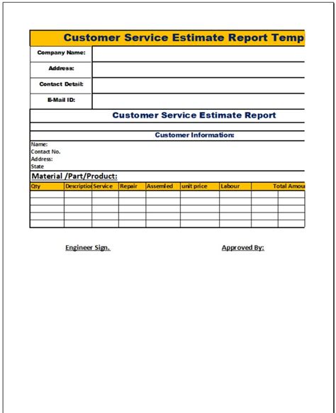 Top 8 Customer Service Report Template – Free Report Templates | Report ...