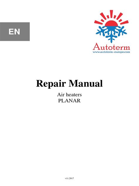 Planar Heater Repair Manual | PDF