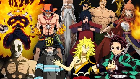 15 Most Popular Anime Fire Characters