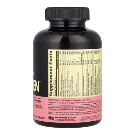 Buy Optimum Nutrition Opti-Women Multivitamin Cap 120s online at best price in the UAE | Life ...