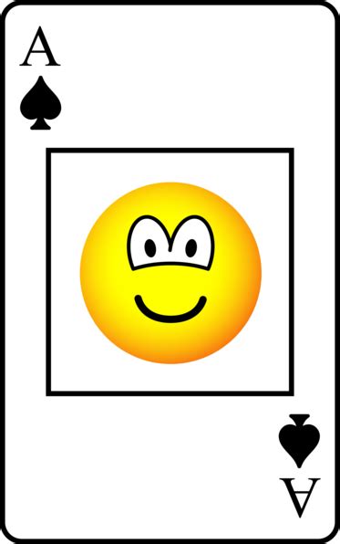 Ace of spades emoticon : Emoticons @ emofaces.com