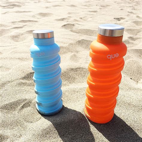 QUE - Collapsible Water Bottle | The Green Head