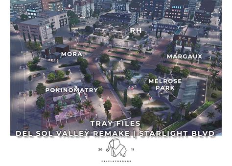 DEL SOL VALLEY REMAKE | STARLIGHT BLVD - TRAY FILES | The sims 4 lots, Sims 4 expansions, Sims 4 ...