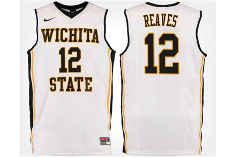 Wichita State Shockers #12 Austin Reaves White Road College Basketball ...