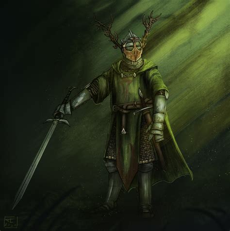 ArtStation - Green Knight Concept Art