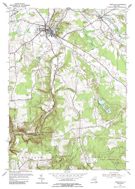 Boonville topographic map 1:24,000 scale, New York