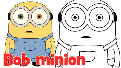 How To Draw A Minion Step By Step Pictures Cool2bkids