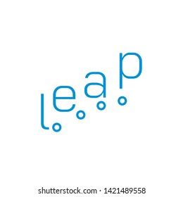 Leap Vector Logo Leap Icon Stock Vector (Royalty Free) 1421489558 | Shutterstock