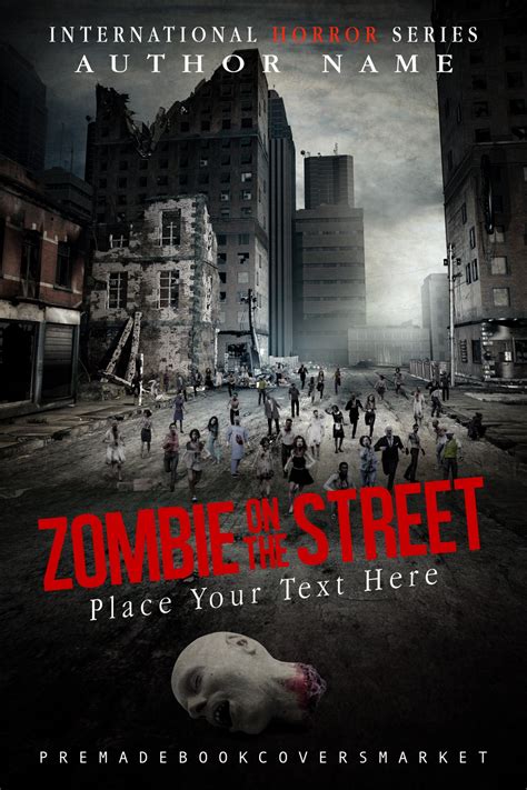 Zombie on the Street - The Book Cover Designer