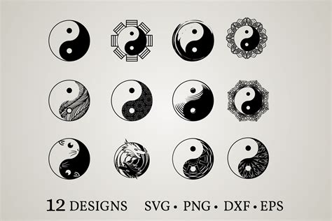 Yin Yang Bundle Illustration par Euphoria Design · Creative Fabrica