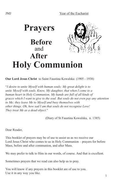 (PDF) JMJ Year of the Eucharist Prayers Year of the Eucharist Prayers ...