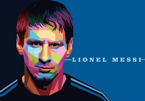 Lionel Messi Vector Portrait. I chose this as an inspiration because I ...