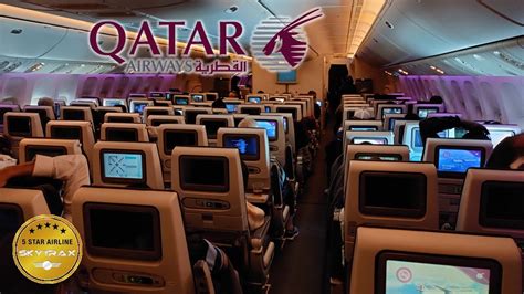 Qatar Airways 777-300ER Economy Class Doha to Chicago - YouTube