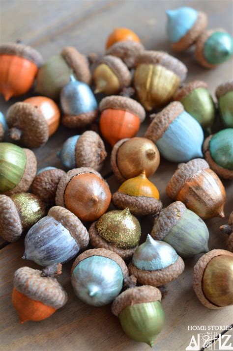 How to Paint Acorns