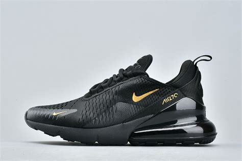 Mens Nike Air Max 270 Black and Gold - FavSole.com