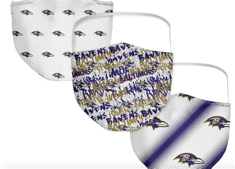 Baltimore Ravens face masks are the perfect face cover for NFL fans