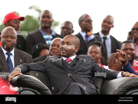 Nelson chamisa hi-res stock photography and images - Alamy