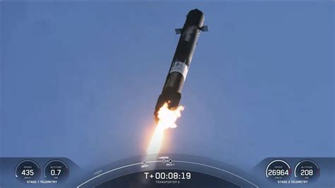 SpaceX launches 114 satellites in first flight of 2023, booster lands in Florida - YouTube