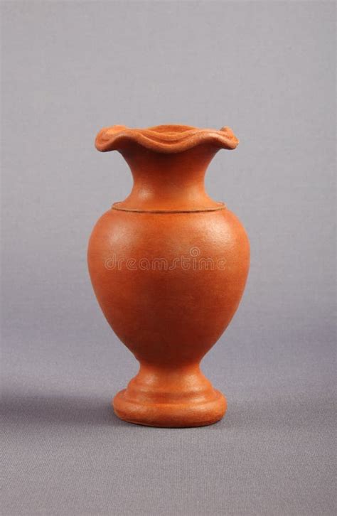 Clay Flower Vase stock image. Image of vase, vessel, flower - 41874101
