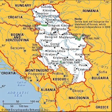 Administrative divisions and history of Serbia | Britannica