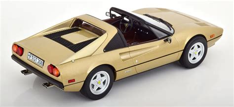 1982 Ferrari 308 GTS Gold Metallic in 1:18 scale by Norev