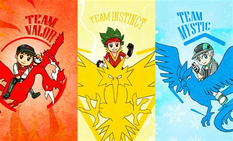 Pokemon Go Teams by Articu on DeviantArt