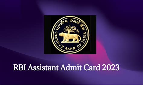 RBI Assistant Admit Card 2023 - All Exam Review