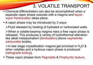 Magmatic Differentiation & Implication to rock formation.pptx