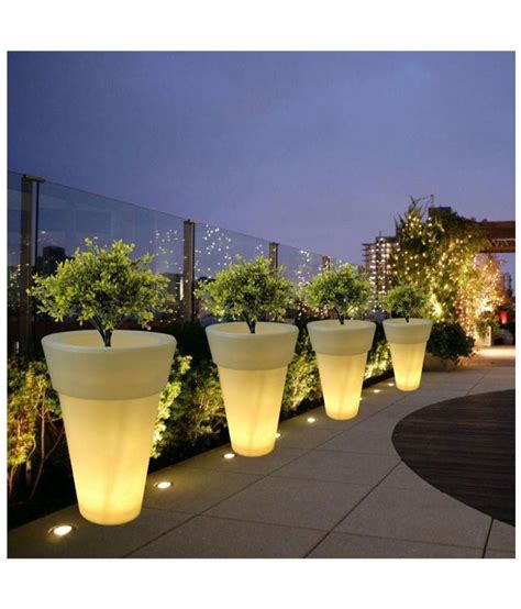 The LED planters let you enjoy the luxurious feel and offer you a great environment as well. No ...